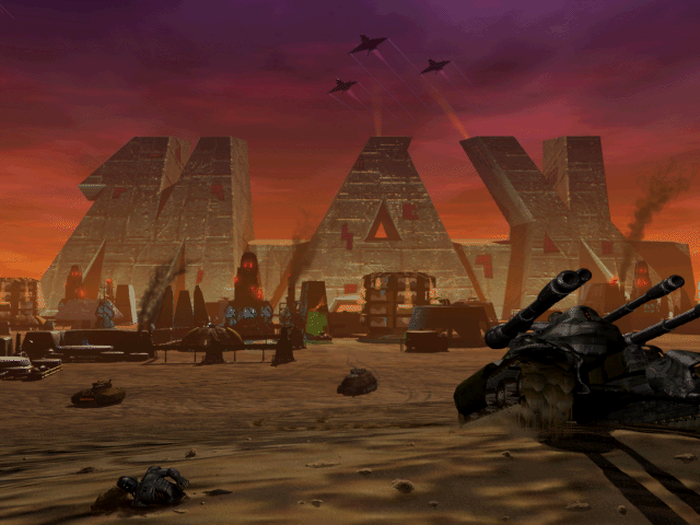 M.A.X.: Mechanized Assault & Exploration (DOS) screenshot: Title Screen
