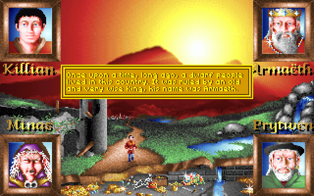 Armaëth: The Lost Kingdom (DOS) screenshot: Intro