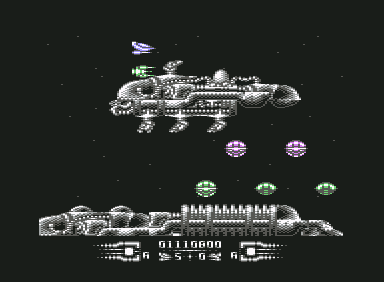 Armalyte (Commodore 64) screenshot: Level 2