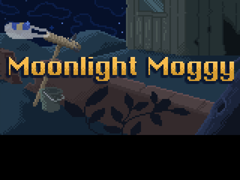 Moonlight Moggy (Windows) screenshot: Title screen
