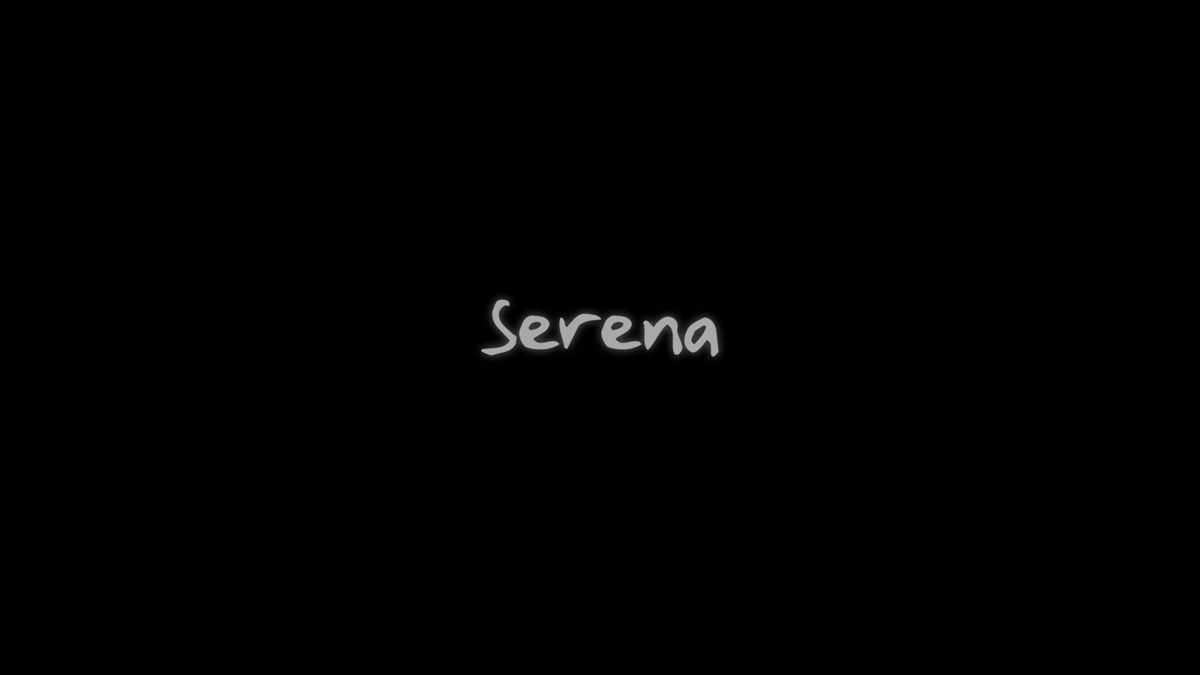 Serena (Windows) screenshot: If this game actually had a start screen, this would be it.