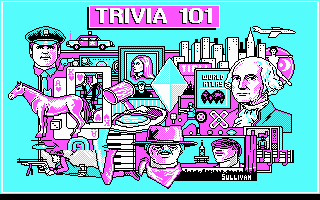 Trivia 101: The Introductory Course (PC Booter) screenshot: title screen