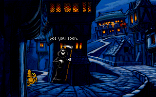 Discworld (DOS) screenshot: This does not bode well (Intro sequence)