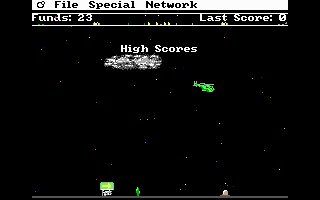 Armor Alley (DOS) screenshot: Demo (EGA, low-res)