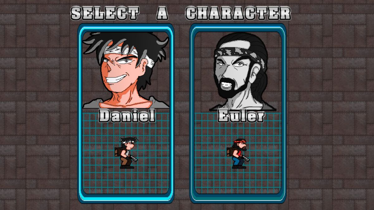 Brutal Killing (Browser) screenshot: Character select