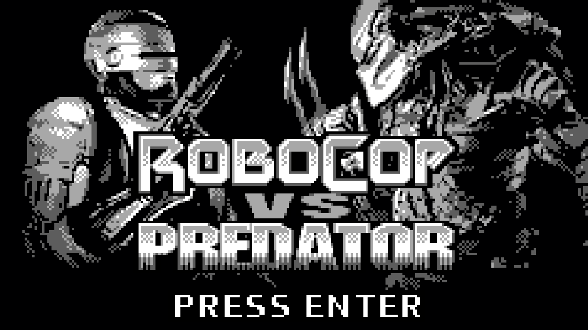 Robocop vs Predator (Windows) screenshot: Title screen