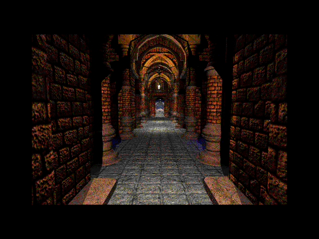 The Manhole: CD-ROM Masterpiece Edition (Windows 3.x) screenshot: Hallways