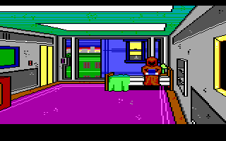 Manhunter: New York (DOS) screenshot: Your domicile