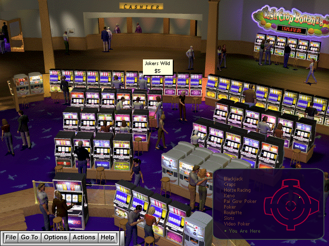 Hoyle Casino (Windows) screenshot: Let's start with the slots