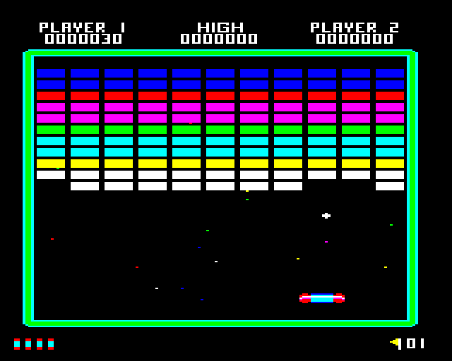 Crack-Up (BBC Micro) screenshot: Starting Level
