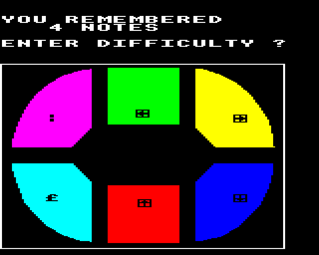 Beeb-Beep (BBC Micro) screenshot: Failure