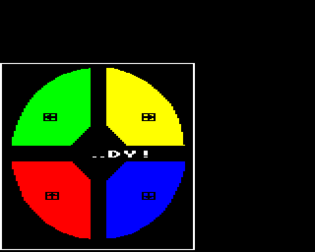 Beeb-Beep (BBC Micro) screenshot: 4 Colors