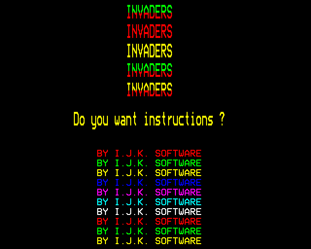 Invaders (1982) - MobyGames