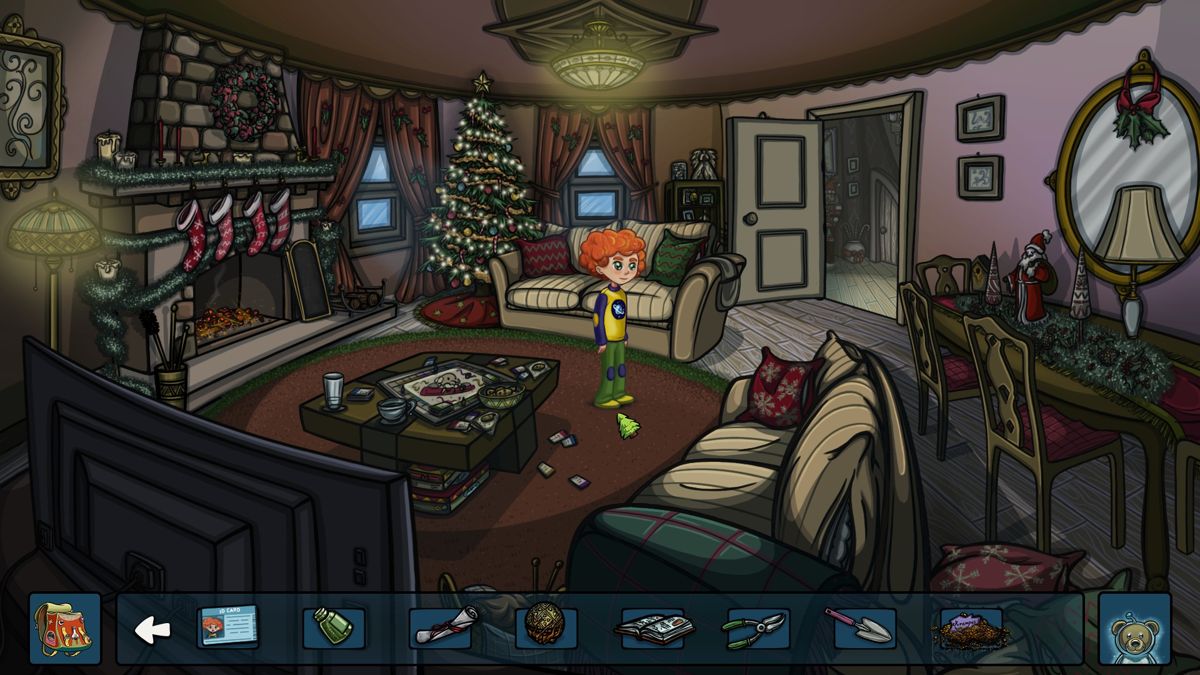 Watch Over Christmas (Windows) screenshot: Cisco's home has numerous puzzles to solve.