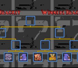 Clay Fighter 2: Judgement Clay (SNES) screenshot: Tournament standings