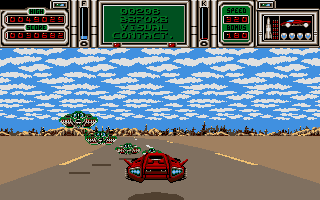 Fire & Forget II (DOS) screenshot: Flying enemies (VGA).