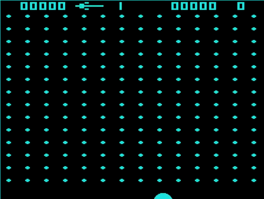 Clean Sweep (Arcade) screenshot: Player 1 - Start