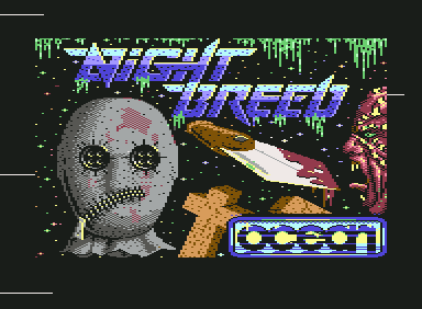 Clive Barker's Nightbreed: The Action Game (Commodore 64) screenshot: Title/Loading Screen
