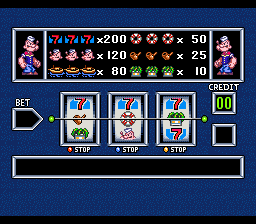 Popeye: Ijiwaru Majo Seahag no Maki (SNES) screenshot: Casino minigame