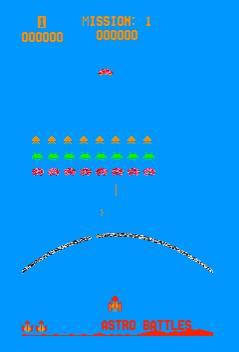 Gorf (Arcade) screenshot: Astro Battles