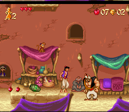 Disney's Aladdin (SNES) screenshot: In Game