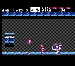 Fire Bam (NES) screenshot: In a dungeon