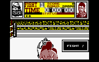 Frank Bruno's Boxing (Amstrad CPC) screenshot: Fight!