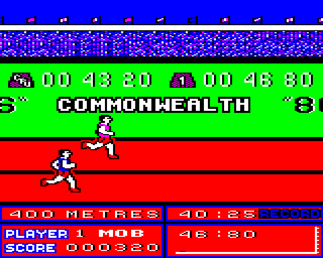 European Games (BBC Micro) screenshot: Computer Wins