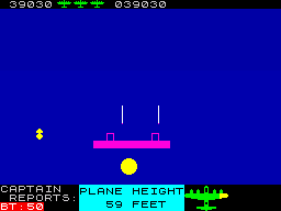 Night Gunner (ZX Spectrum) screenshot: Released a big bomb on the towers