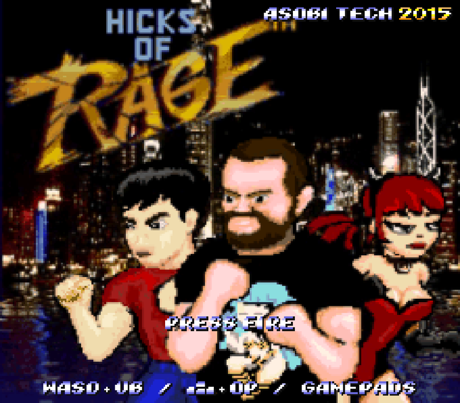Hicks of Rage (Windows) screenshot: Title screen
