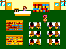 High School! Kimengumi (SEGA Master System) screenshot: An ongoing exam