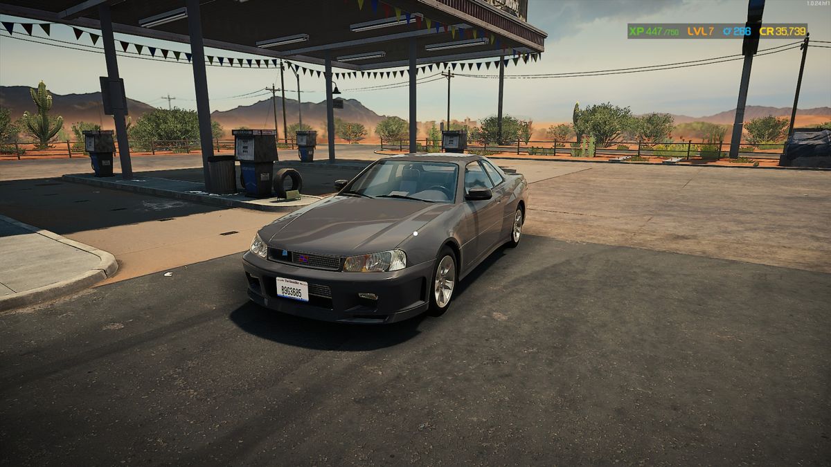 Car Mechanic Simulator 2021 (Windows) screenshot: Same car, but now looking good.