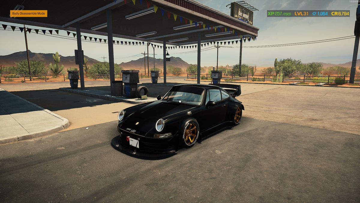 Car Mechanic Simulator 2021 (Windows) screenshot: This 911 is looking ready for the track!
