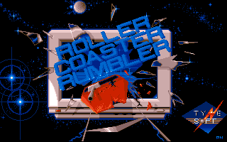 Roller Coaster Rumbler (Amiga) screenshot: Title screen