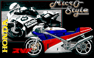 RVF Honda (Amiga) screenshot: Loading screen
