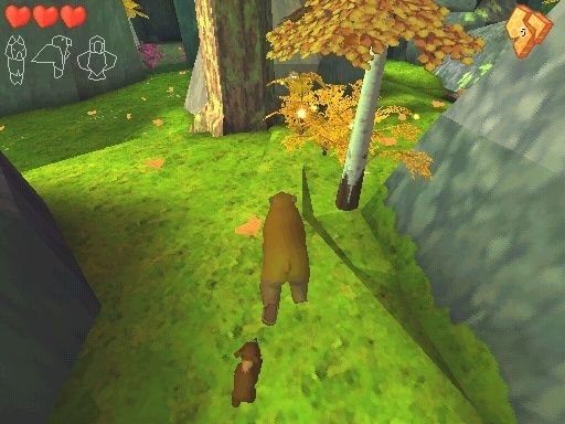 Disney's Brother Bear (Windows) screenshot: In the forest