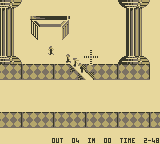 Lemmings (Game Boy) screenshot: Miner