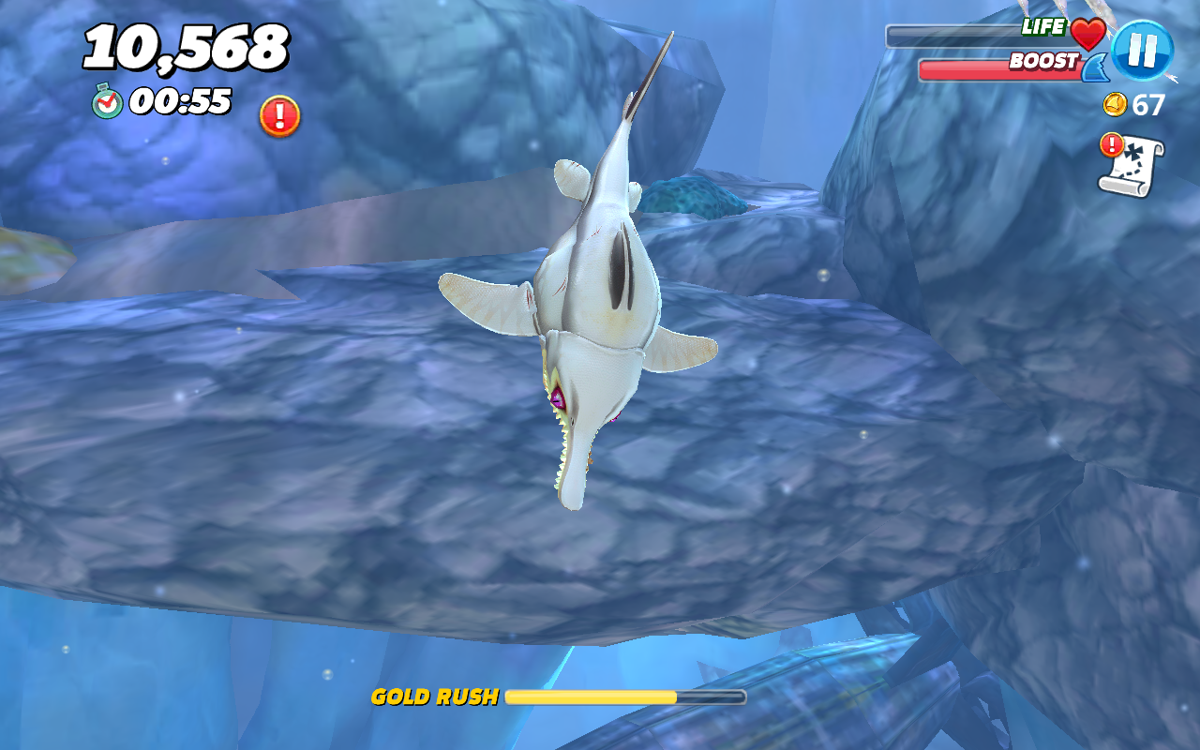 Screenshot of Hungry Shark: World (Android, 2016) - MobyGames