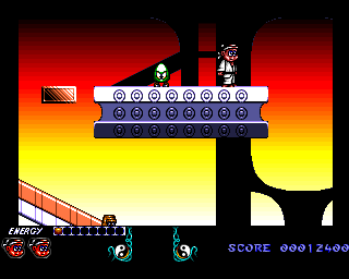 Dojo Dan (Amiga) screenshot: Topaz level