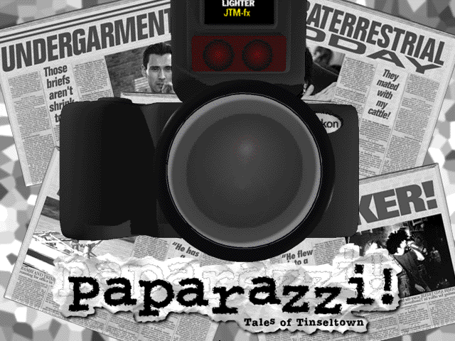 Paparazzi!: Tales of Tinseltown (Windows 3.x) screenshot: Title screen