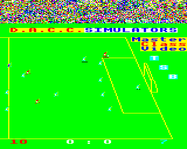 Bobby Charlton Soccer (BBC Micro) screenshot: Computer's End