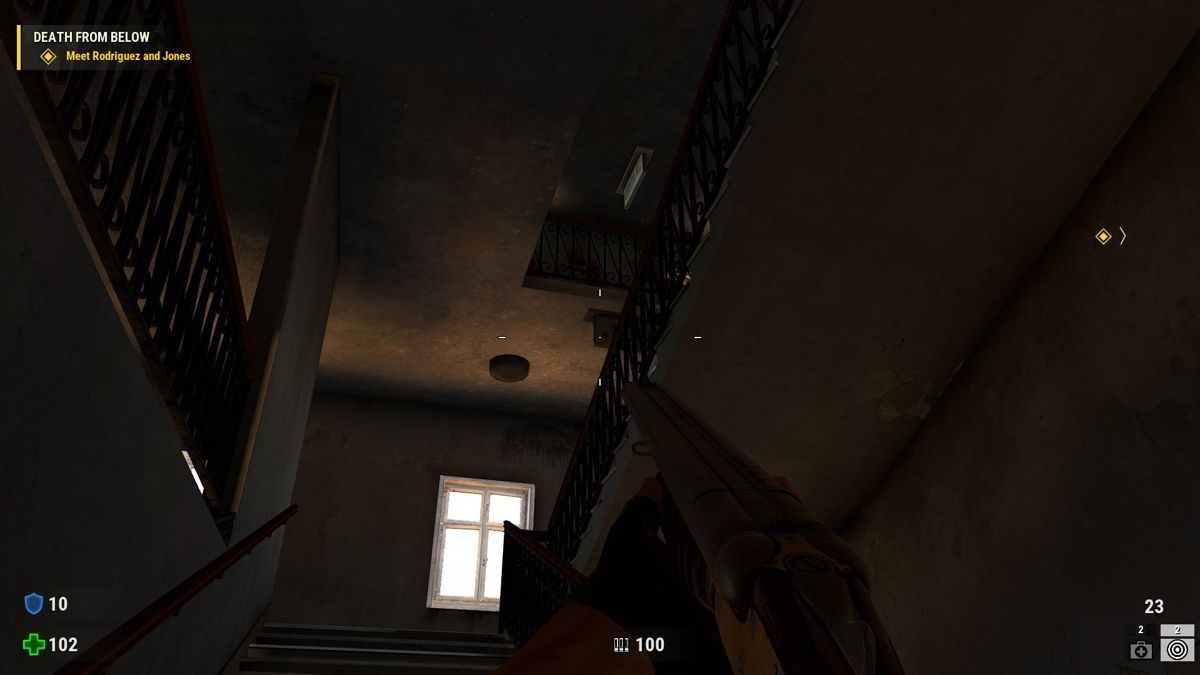 Serious Sam 4 (Windows) screenshot: Indoor, close combat.