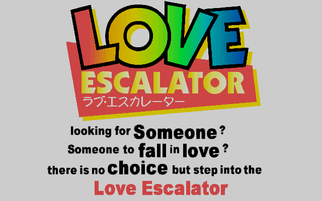 Screenshot of Love Escalator (PC-98, 1998) - MobyGames