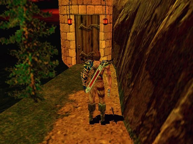 Asghan: The Dragon Slayer (Windows) screenshot: Outside the tower