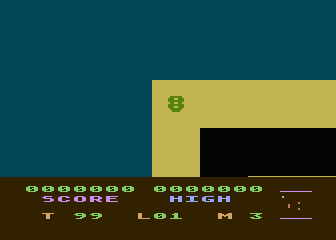 Silicon (Atari 8-bit) screenshot: Starting a new game.