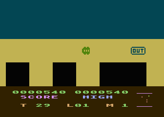 Silicon (Atari 8-bit) screenshot: Deliver bits to the output port.