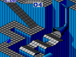 Marble Madness (SEGA Master System) screenshot: Zig Zag