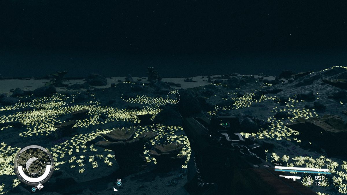 Starfield (Windows) screenshot: Some bioluminescent life.