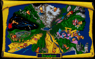 Lemmings 2: The Tribes (DOS) screenshot: Choose Your Area