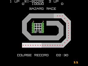 Gladiator 1984 (Arcade) screenshot: Course overview.